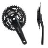 DONSP1986 Triple Speed Aluminum Alloy Square Crankset 170mm 104/64bcd 42/32/22T with Chainring Crankarms, Crank Set Chainset for Mountain Road Bike Fixed Gear Bicycle view 4