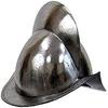 ARTIZANSTORE Armor Spanish Comb Morion Helmet - Metallic - One Size Fit Most view 1