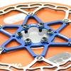 ASHIMA-LTD ARO-10 Lightest Disc Brake Rotor 180mm 88g, 2PCS, Blue, AS2381-N view 3
