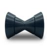 COLOFULWAY 4" Boat Trailer Roller Assembly Poly Bow Roller with Spoke fits 1/2" Shaft, Polyurethane(Black) view 1