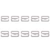 12mm Silver Swimsuit Bra Strap G Hooks Replacement Bra Strap Slide Hook for Swimwear Lingerie Bra Making Metal Adjuster Bra Buckle DIY 30pcs view 1