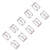 12mm Silver Swimsuit Bra Strap G Hooks Replacement Bra Strap Slide Hook for Swimwear Lingerie Bra Making Metal Adjuster Bra Buckle DIY 30pcs view 2