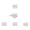 12mm Silver Swimsuit Bra Strap G Hooks Replacement Bra Strap Slide Hook for Swimwear Lingerie Bra Making Metal Adjuster Bra Buckle DIY 30pcs view 3