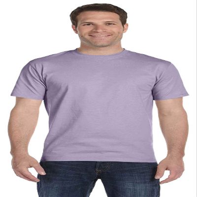 Hanes Unisex ComfortSoft Cotton T-Shirt XL Lavender