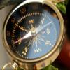 Antique Nautical Brass Directional Lid Pocket Compass Maritime Best Decor view 4
