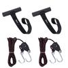 Mind and Action Kayak Tie Down Straps,Quick Hood Loops Trunk Anchor,Canoe Transport Accessories Secure Vehicle Lashing Point (2 Straps+2 Pulley Hooks) view 1