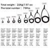 DKEKE 75pcs/Box Guide Rings for Fishing Rods Stainless Steel Fishing Rod Guides Spinning Rod Guide Set #6-#30 DKEKE view 3