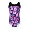 Kaerm Kids Girls One Piece Keyhole Slim Fit Monokini Bathing Suit Criss Cross Swimwear Bodysuit Rose Red 4 Years view 3