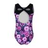 Kaerm Kids Girls One Piece Keyhole Slim Fit Monokini Bathing Suit Criss Cross Swimwear Bodysuit Rose Red 4 Years view 4