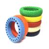 ASDNN Electric Scooter Tires 8 1/2x2.0 Colored Honeycomb Solid Tires, Non-inflated, Highly Elastic, Durable Fluorescent 8.5 Inches view 4