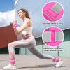 Ankle Weights, Wrist Leg Arm Weights for Women Men Kids Child with Adjustable Straps,A Pair of 4LBS(2LB Each Weight) Strength Training Weighted for Jogging, Running, Walking, Fitness, Rose Red view 3