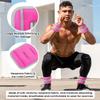 Ankle Weights, Wrist Leg Arm Weights for Women Men Kids Child with Adjustable Straps,A Pair of 4LBS(2LB Each Weight) Strength Training Weighted for Jogging, Running, Walking, Fitness, Rose Red view 4