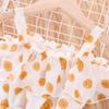 LZCYILANXIULSL Toddler Girl Summer Clothes Baby Ruffles Halter Dresses Boho Dress Beach Sundress Playwear Outfit (4-5T,Orange) view 3
