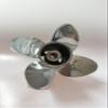 CAPTAIN Propeller Fit Honda Outboard Engine 25hp 30hp 10 Tooth Spline 4 Blade Steel Stainless view 4
