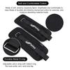 Ankle Weights, Wrist Leg Arm Weights for Women Men Kids with Adjustable Straps, A Pair of 10LBS(5LB Each Weight) Strength Training Weighted for Jogging, Running, Walking, Fitness, Black view 2