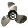 CAPTAIN Propeller 11 1/8x14 Fit Honda Outboard Engine 35hp 40hp 45hp 50A 50hp BF60 13 Tooth Spline 59133-ZV5-014AH Steel Stainless view 1