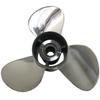 CAPTAIN Propeller 11 1/8x14 Fit Honda Outboard Engine 35hp 40hp 45hp 50A 50hp BF60 13 Tooth Spline 59133-ZV5-014AH Steel Stainless view 3