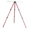 DKEKE Adjustable Tripod Retractable Carp Fishing Rod Pod Stand Holder Fort Fishing Pole Bracket Fishing Rods Tackle Accessories DKEKE (Color : 120cm red) view 1