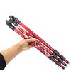 DKEKE Adjustable Tripod Retractable Carp Fishing Rod Pod Stand Holder Fort Fishing Pole Bracket Fishing Rods Tackle Accessories DKEKE (Color : 120cm red) view 2