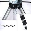 DKEKE Adjustable Tripod Retractable Carp Fishing Rod Pod Stand Holder Fort Fishing Pole Bracket Fishing Rods Tackle Accessories DKEKE (Color : 120cm red) view 4