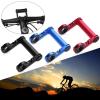 Bicycle Accessories 10CM Bicycle Handlebar Extended Bracket,Bike Headlight Mount Bar Computer Holder Lantern Lamp Support Rack Stand Flashlight Hold Bike Parts (Color : Red) view 3