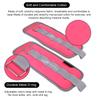 Ankle Weights, Wrist Leg Arm Weights for Women Men with Adjustable Straps, A Pair of 8LBS(4LB Each Weight) Strength Training Weighted for Jogging, Running, Walking, Fitness, Gym Workout, Red view 2