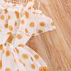 LZCYILANXIULSL Toddler Girl Summer Clothes Baby Ruffles Halter Dresses Boho Dress Beach Sundress Playwear Outfit (2-3T,Orange) view 4