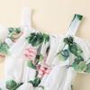 LZCYILANXIULSL Toddler Girl Summer Clothes Baby Ruffles Halter Dresses Boho Dress Beach Sundress Playwear Outfit (4-5T,White) view 2