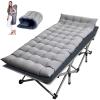 Barbella Folding Camping Cot, Folding Cot Camping Cots for Adults, Portable Sleeping Cot with Mattress Foldable Outdoor Bed Camp Cots Guest Bed with Carry Bag for Home, Office & Outdoor Use view 1