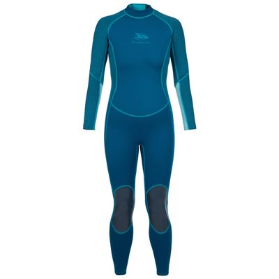 Trespass Womens/Ladies Lox Wetsuit (L) (Cosmic Blue Marl)