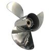 CAPTAIN Propeller 13 3/4x13 Fit Honda Outboard Engine 60hp 75hp 90hp 115hp 130hp 15 Tooth Spline 58133-ZW1-A13P Steel Stainless view 1