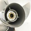 CAPTAIN Propeller 13 3/4x13 Fit Honda Outboard Engine 60hp 75hp 90hp 115hp 130hp 15 Tooth Spline 58133-ZW1-A13P Steel Stainless view 2