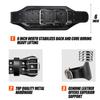Genuine Leather Weight Lifting Belt for Men Gym Weight Belt Lumbar Back Support Powerlifting Weightlifting Heavy Duty Workout Training Strength Training Equipment 6-Inch BLACK view 4