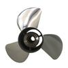 CAPTAIN Propeller Fit Honda Outboard Engine 60hp 75hp 90hp 115hp 130hp 15 Tooth Spline 58133-ZW1-B21HR Left Rotation Steel Stainless view 1