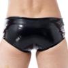 Agoky Men's Stretch Underwear Support Briefs with Drawstring Swim Bikini Hip Briefs Drawstring Black X-Large view 4