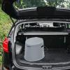 HAPPYGRILL Portable Outdoor Travel Toilet for RV, Camping, Boating, Hiking Trips - Detachable Inner Bucket and Toilet Paper Holder view 2