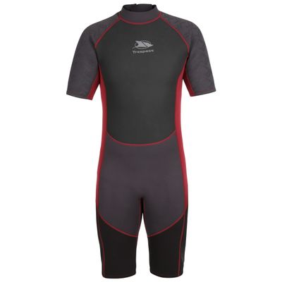 Trespass Mens Argon 3mm Wetsuit (L) (Black/Red)