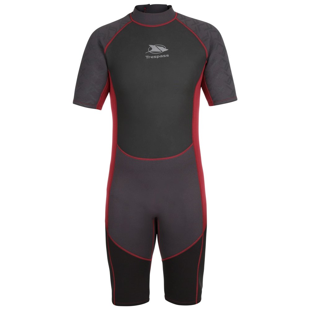 Trespass Mens Argon 3mm Wetsuit (L) (Black/Red)