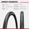 Chao YANG Mountain Bike Tire Replacement Kit, 261.95, Dual Compound 2C-MTB Tires, Featured with Double Tread Puncture Protection, for On or Off Road Use, 1-Pack view 2