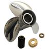 CAPTAIN Propeller 14 3/4x19 Fit Honda Outboard Engine 115hp 135hp 150hp 200hp 225hp 250hp 15 Tooth Spline 58133-ZY3-A19HR Steel Stainless view 1