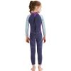Yajun 2.5MM Neoprene Wetsuit Girl Thermal Full Body Diving Suits Surf Swimwear Sunscreen Keep Warm Snorkelling Suit,Purple,XL(125 view 2