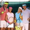 24 Pieces 80s Neon Sweatbands Set, Include 8 Sports Headbands and 16 Sweat Wristbands Elastic Athletic Tennis Sweat Bands Bulk for Man Woman(Multicolor) view 4