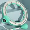 Beginner Hula Hoop, Detachable Adjustable Smart Counter Adult and Youth Fitness Hoop, Home Exercise Equipment with Gravity Ball/B/L view 1