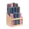 ZXXL Floor Yoga Mat Rack Wood - Holds 12 Mats, Large Home Gym Yoga Mat Storage Holder, Kindergarten Carpets Stand Organizer view 1