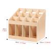 ZXXL Floor Yoga Mat Rack Wood - Holds 12 Mats, Large Home Gym Yoga Mat Storage Holder, Kindergarten Carpets Stand Organizer view 2