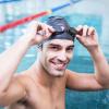 Syhood 6 Pieces Unisex Adult Silicone Swim Cap Waterproof Swimming Hat Non Slip Pool Hat Elastic Silicone Cap for Long and Short Hair(Black) view 2