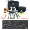 RangeMaster Elite EDC Bag Gun Cleaning Kit- Compatible for S&W M&P Shield - Instructional Step by Step Mat with Hoppes Gun Oil No.9 Solvent & Patches Clenzoil CLP 10 Pc Cleaning Accessories Set view 1