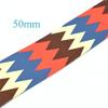 2'' Colorful Striped Webbing Soft Ethnic Ribbon Polyester Webbing Belt Bag Strap Purse Webbing Key Fob Hardware Craft Supplies by The Yards (1 Yard) view 2
