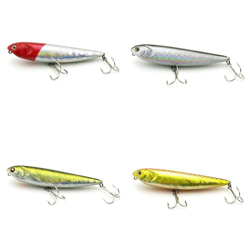 4 PCS Fishing Lures Crankbait Hardbaits Freshwater Saltwater Leurres 100mm 14g Pencil LOTS340