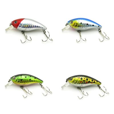 4 PCS Fishing Lures Crankbait Hardbaits Freshwater Saltwater Leurres 65mm 10g Crank LOTS313